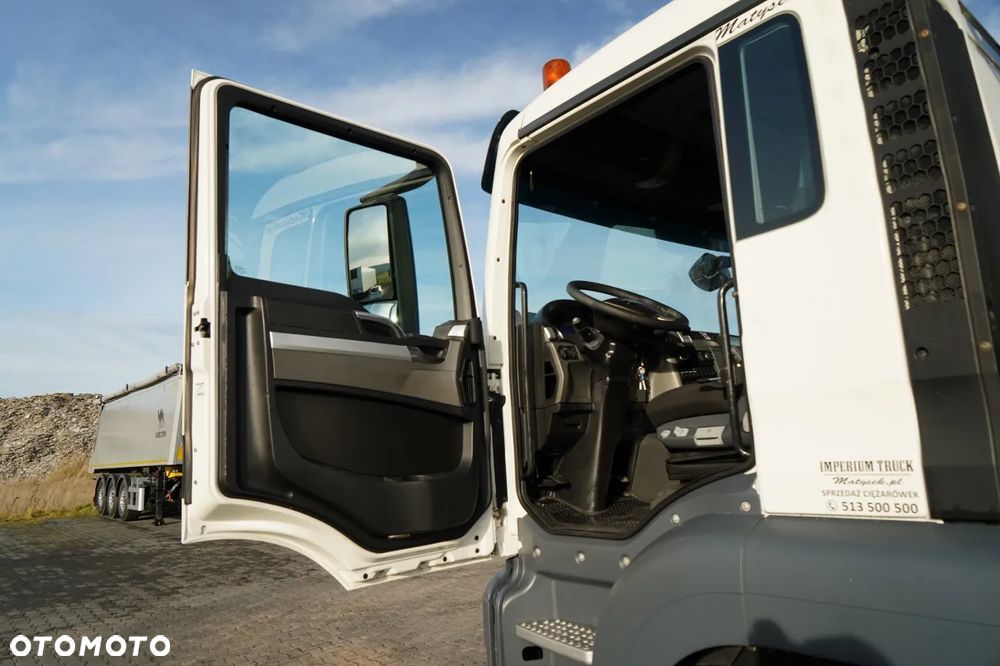 MAN TGS 33.360 / 6x4 / WYWROTKA TYLNOZSYPOWA 5,8 M + HDS HIAB XS 122 / STEROWANIE RADIOWE / HDS ZA KABINĄ / EURO 5 / MANUAL - 25