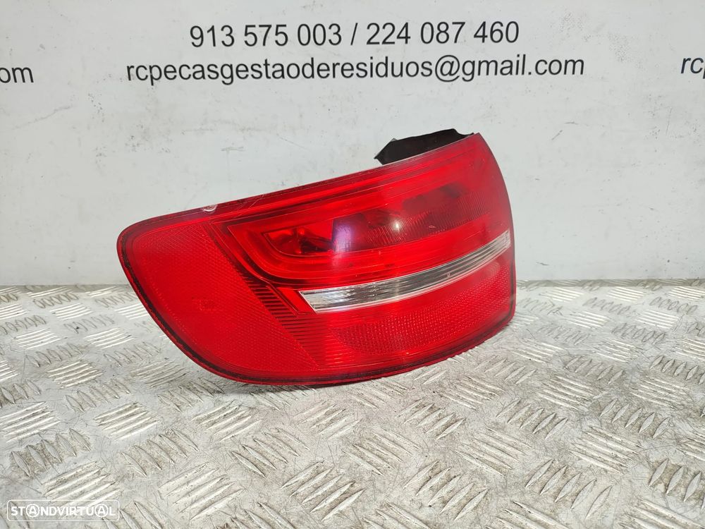 Farolim traseiro trás esquerdo LED original Audi A3 8P 8PA Sportback Facelift Fase 3 - 2