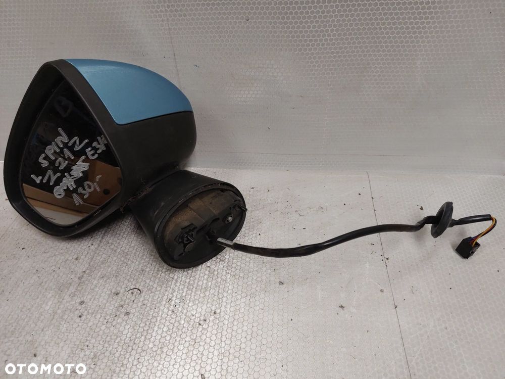 - LUSTERKO ELEKTRYCZNE LEWE OPEL MERIVA B 2 II Z21Z BŁEKITNY 5PIN - 3