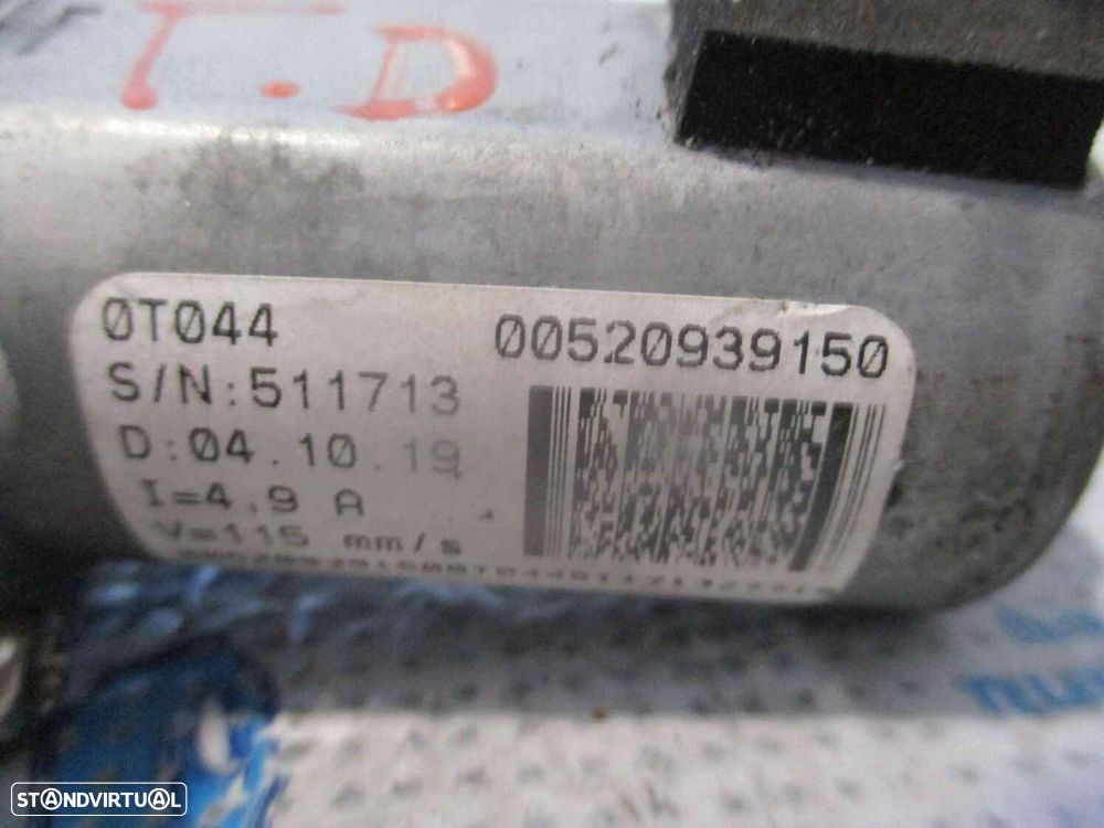 Motor Elevador Vidro 00520939150 FIAT TIPO 2 FASE 2 2020 1.3JTD 95CV 5P BRANCO TE FIAT TIPO 2019 1.3D 95CV 5P CINZA TE - 3