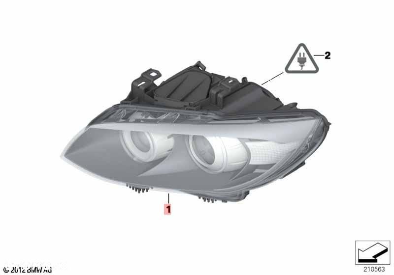 NOWY ORYGINAŁ LEWA LAMPA BI XENON BMW E92 E93 LCI lift 1307023362 - 13