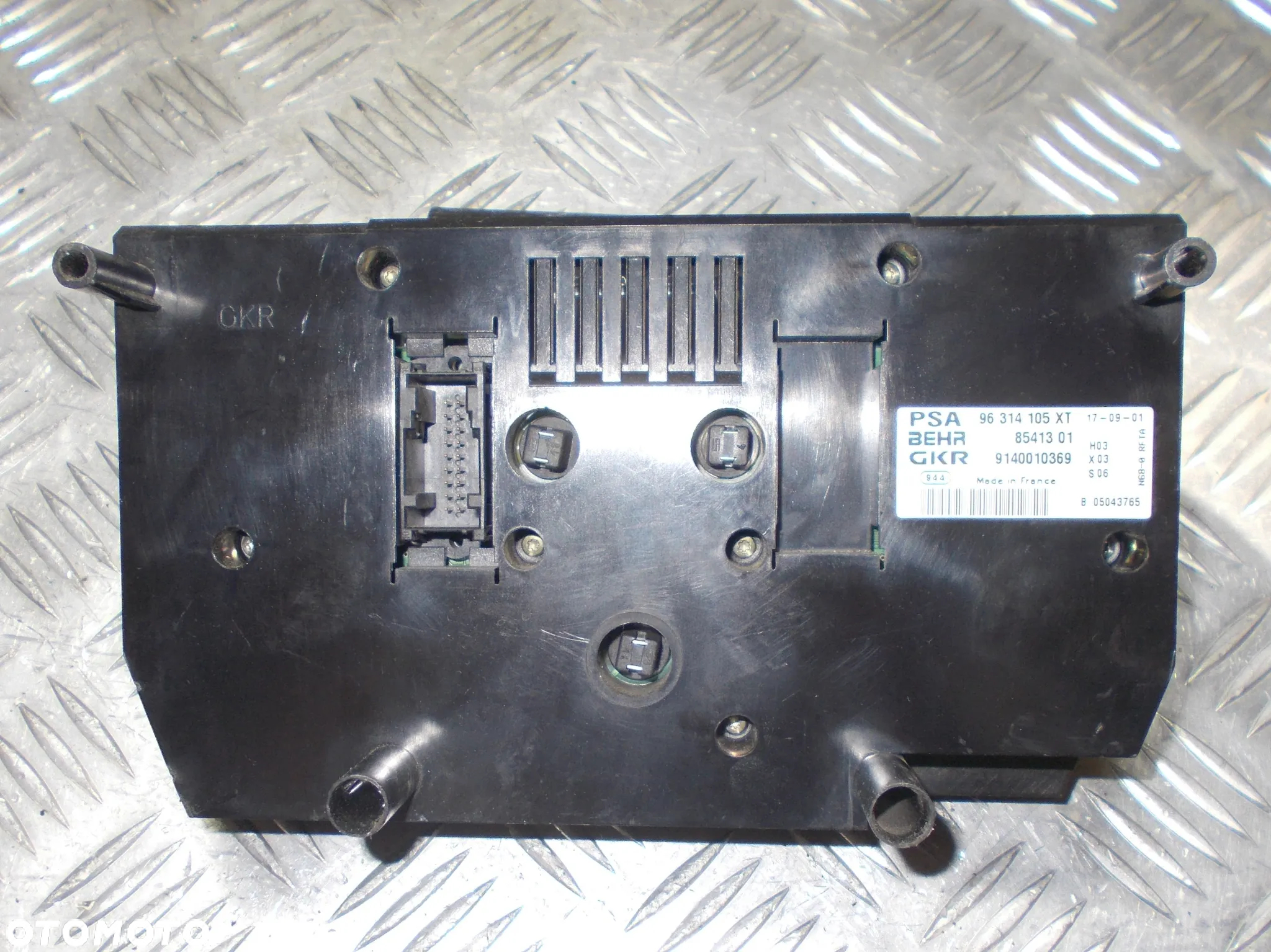 Peugeot 307 panel klimatyzacji - 2