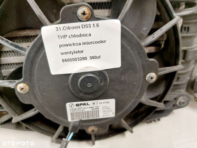 ds3 1.6 thp intercooler powietrza chłodnica - 8