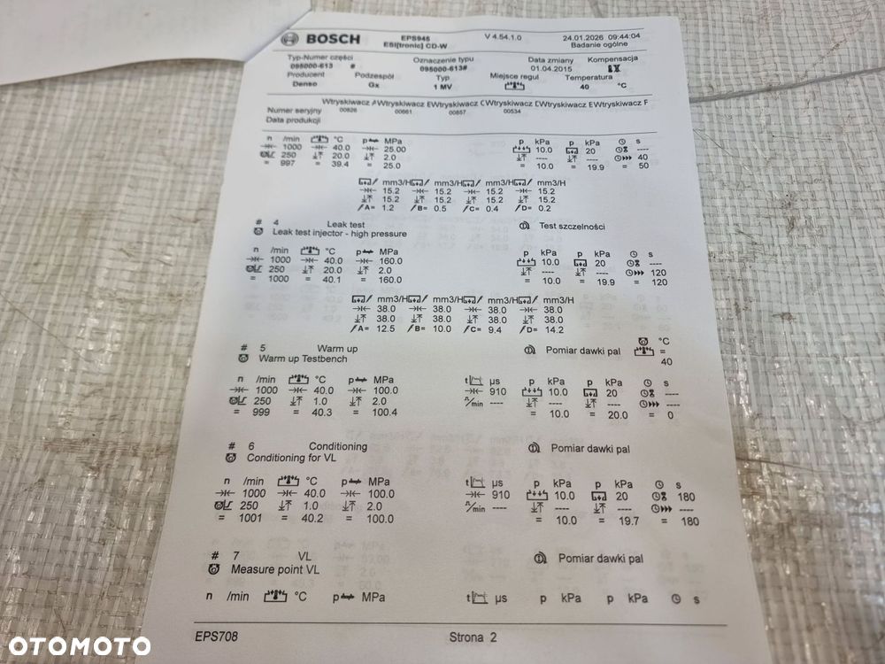 WTRYSK WTRYSKIWACZ OPEL ASTRA K V  1.6 CDTI 55585167 - 8