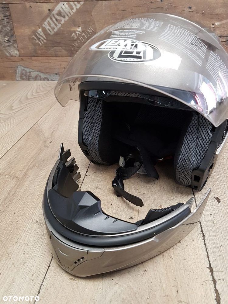 Kask motocyklowy LEM z odpinaną szczęką rozmiar M 57 - 11