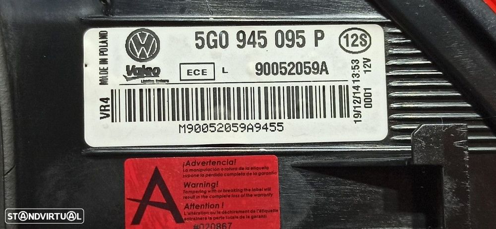 FAROLIM TRASEIRO ESQUERDO VOLKSWAGEN GOLF VII LIM. (5G1) ADVANCE BLUEMOTION - 4