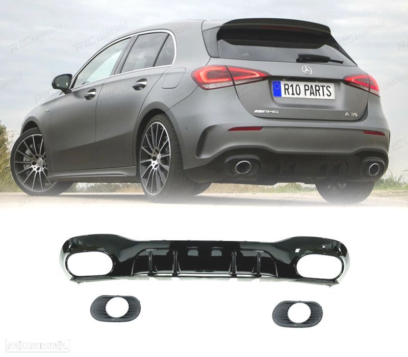 DIFUSOR PARA MERCEDES CLASE A W177 19-24 LOOK AMG A35 - 1