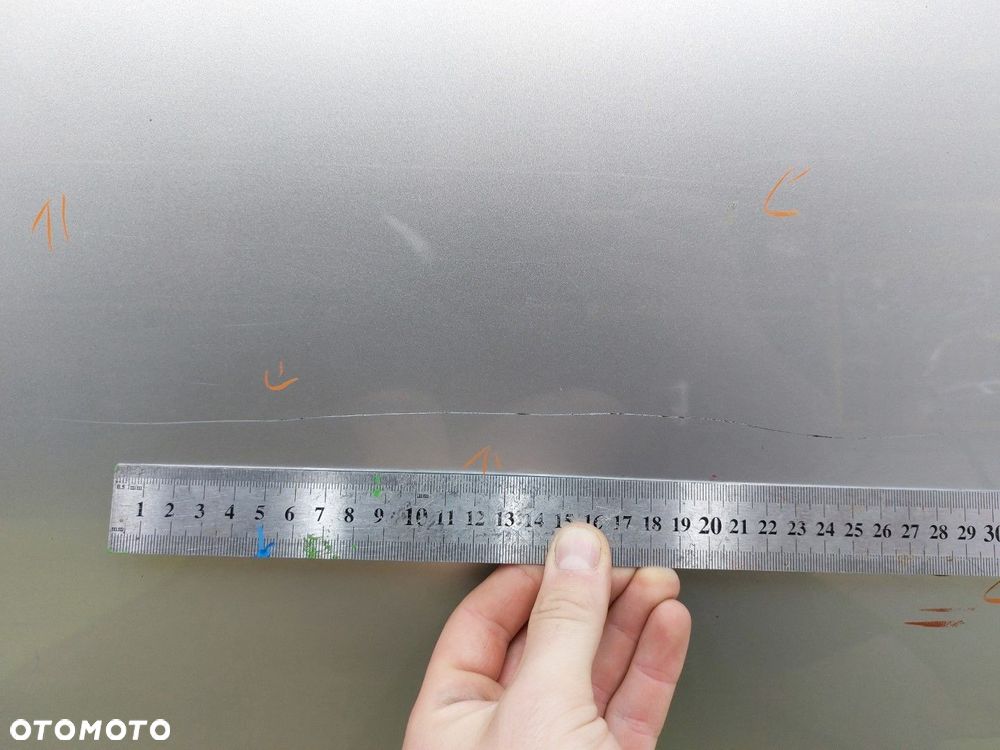 Drzwi tylne lewe tył SKODA FABIA II 2 LIFT 2010-2014 KOMBI LA7W SREBRNE - 8