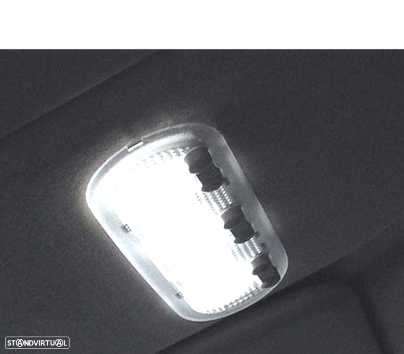 KIT COMPLETO DE 10 LAMPADAS LED INTERIOR PARA RENAULT MEGANE II 2 MK2 COUPE 03-08 - 3