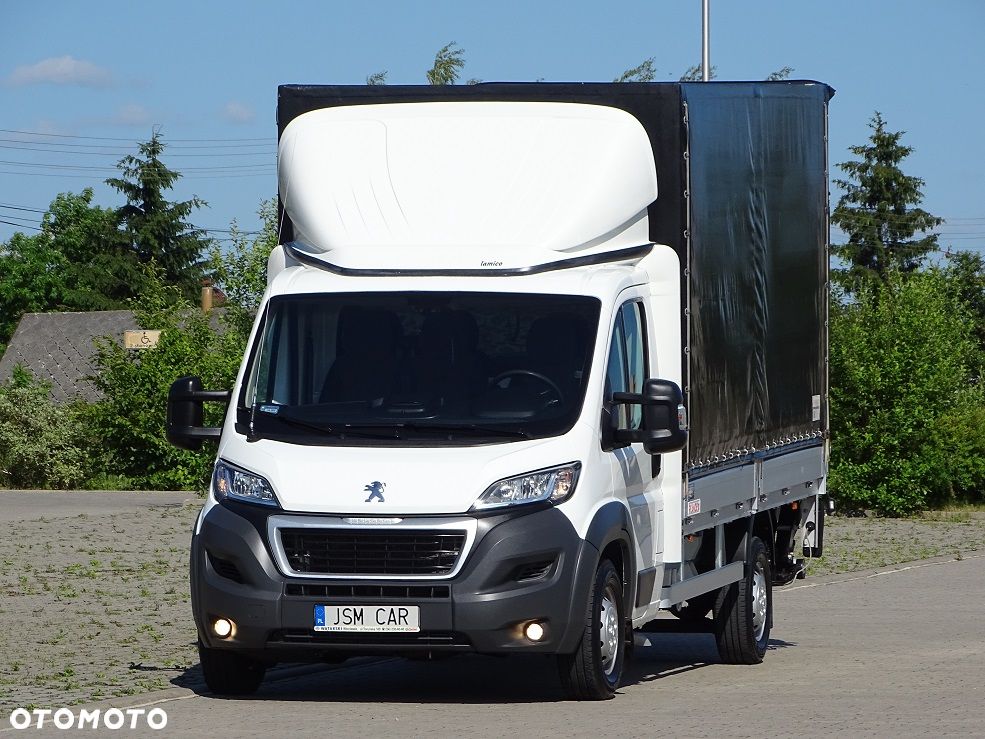 Peugeot Boxer 3.0 180 Km Ducato Plandeka 8 EuroPalet + WINDA BAR JAK NOWY!! Polski Salon 1 Wł.!! - 1