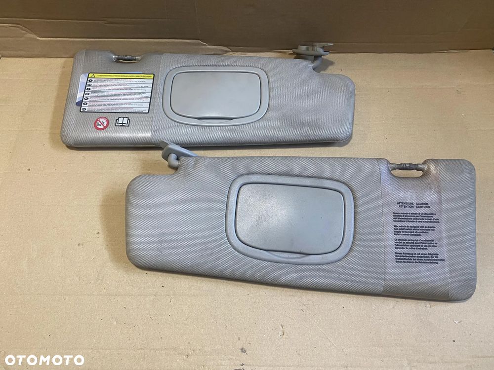 Osłona przeciwsłoneczna słonecznik Fiat Bravo II prawa lewa OE - 1
