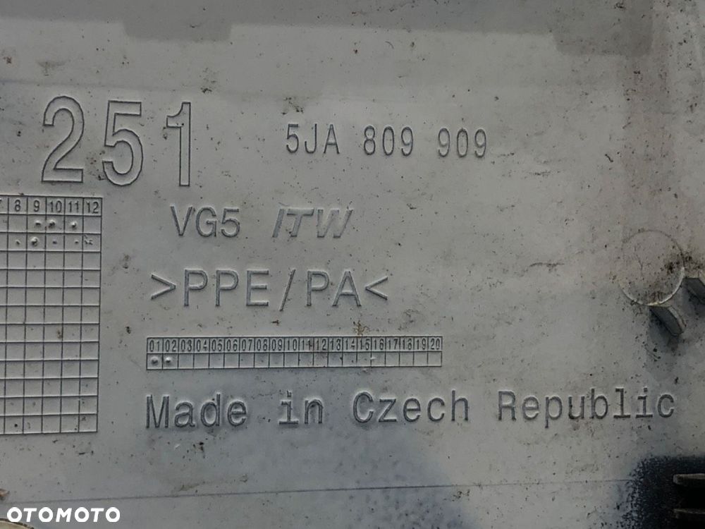 KLAPKA WLEWU PALIWA - 49.00 PLN - SKODA RAPID (NH3, NK3, NK6) 2012 - 2022 1.2 TSI 77 kW [105 KM] - 5
