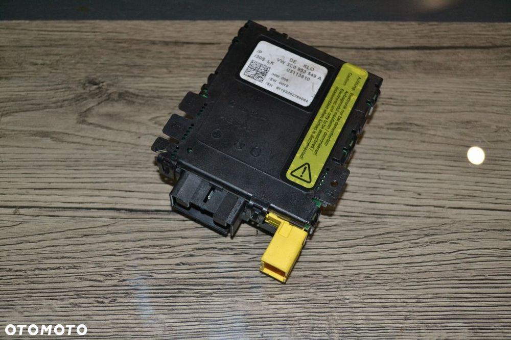 VW SEAT SKODA MODUŁ POD KIEROWNICĘ 3C0953549A - 3
