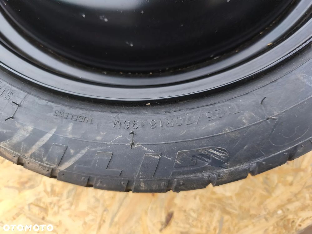 KOŁO DOJAZDOWE ZAPASOWE 125/70R16 4X100 RENAULT CAPTUR DACIA - 3