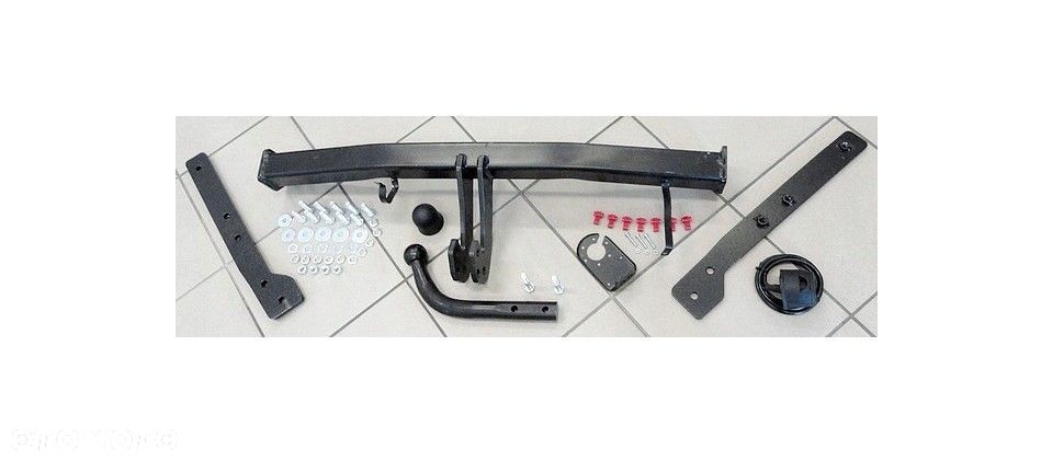 Nowy Kompletny Markowy Hak Holowniczy + Kula z Wiązką elektryczną 7 pin do Vw Volkswagen Sharan + Ford Galaxy + Seat Alhambra od 1995 do 2010 BEZ CIĘCIA ZDERZAKA - 3