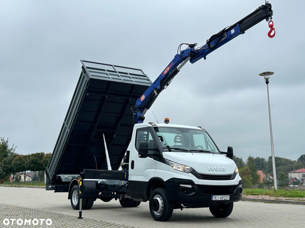 Iveco DAILY 72-180 3.0 HPI 180KM * HDS PM 6.5 * 2800 Udźwig * 82 Tyś km* Wywrotka 3 Stronna *Blokada Mostu - 16