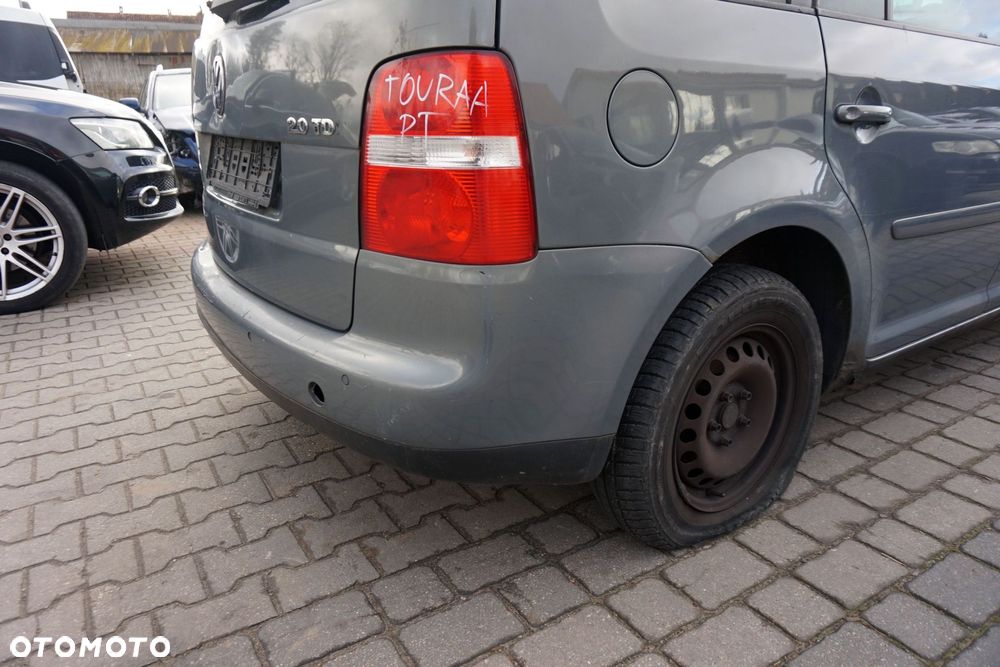 ZDERZAK TYLNY TOURAN I 1T LA7X  SZARY VOLKSWAGEN 2003-2006 - 2