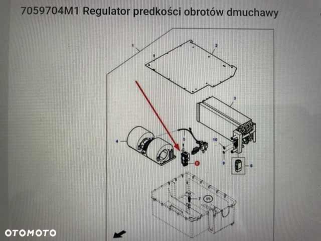7059704M1 Regulator prędkości obrotów dmuchawy Webasto 133005 - 3