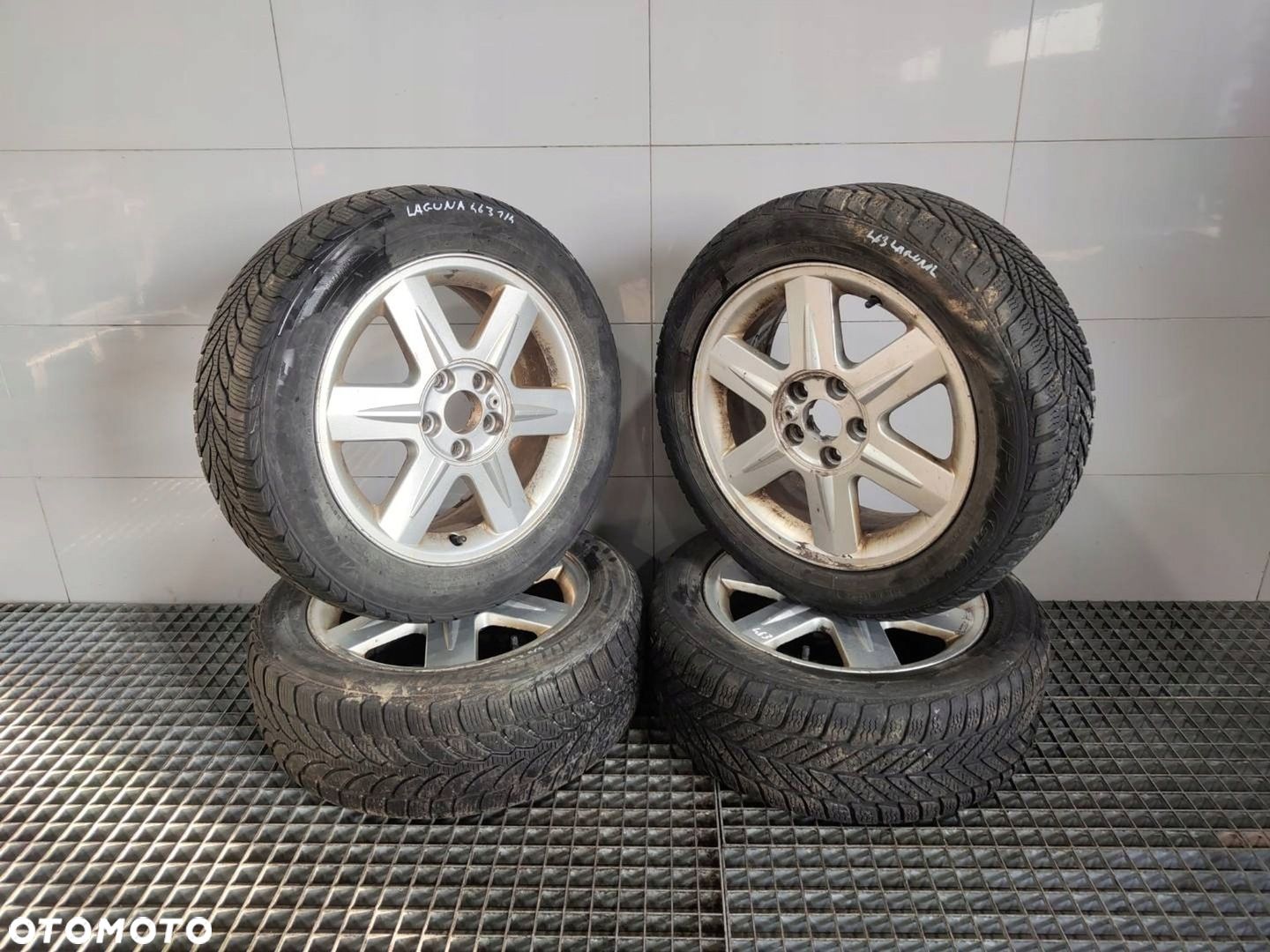 4X KOŁA FELGI ALUMINIOWE ALUFELGI R16 5X108 RENAULT LAGUNA II - 1