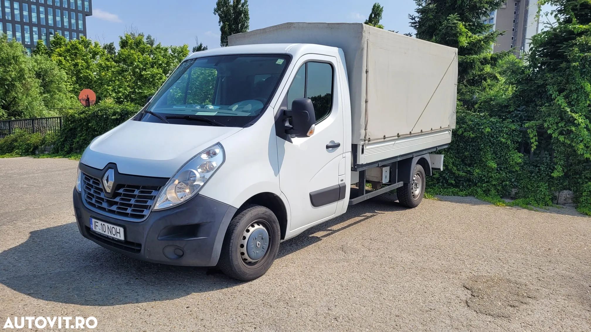 Renault Master 2.3dci,2016, 50.700km,platforma cu prelata! - 1