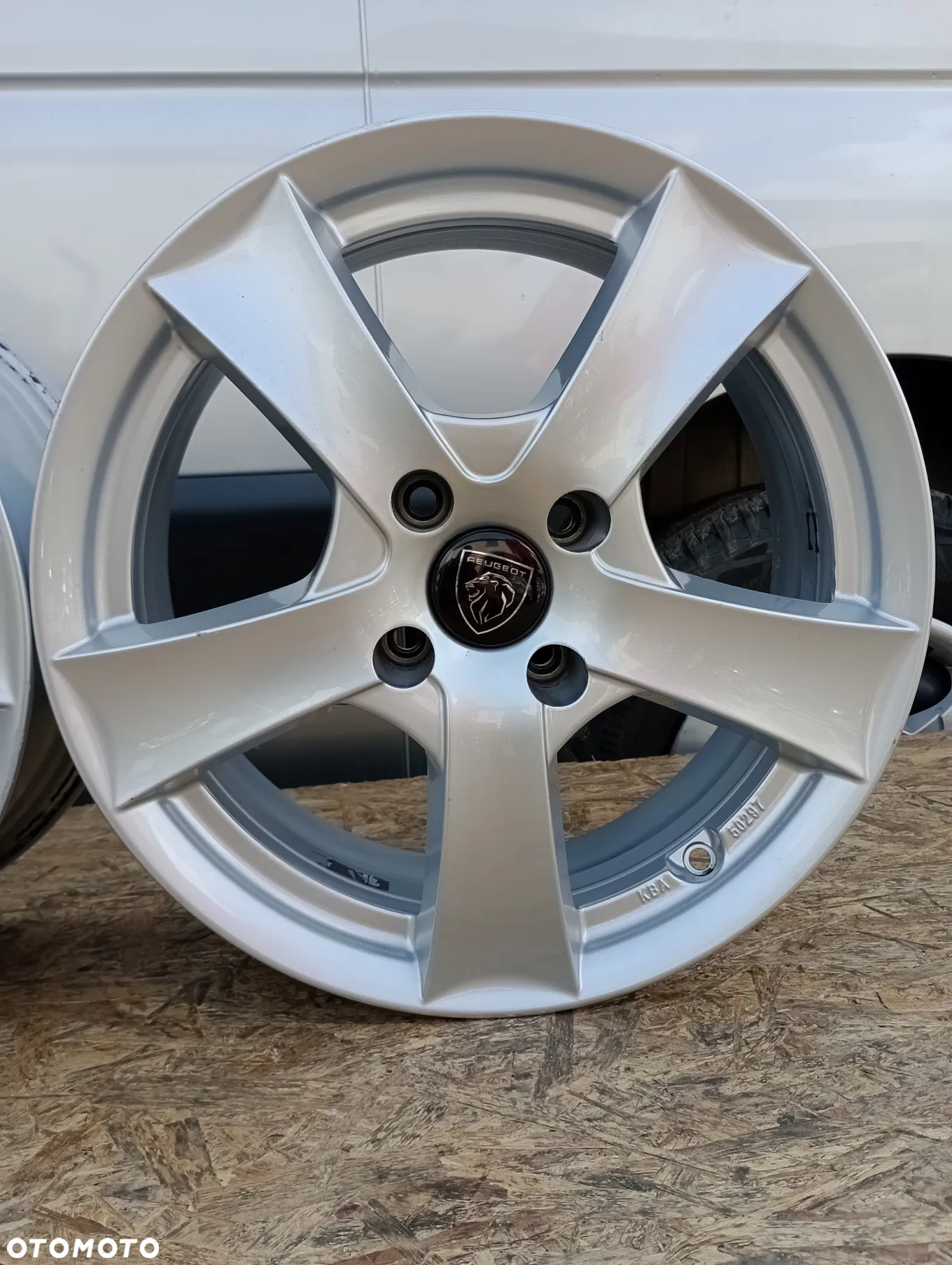 FELGI ALUMINIOWE 4x108 R16 6,5J ET15 PEUGEOT 1007 206 207 306 307 308 405 406 PARTNER - 6
