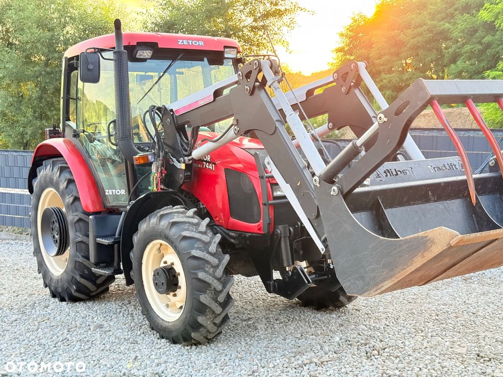 Zetor * Traktor Zetor 7441 Proxima * TUR Ładowacz Łyżka * TUZ * Wałek Wom * - 26