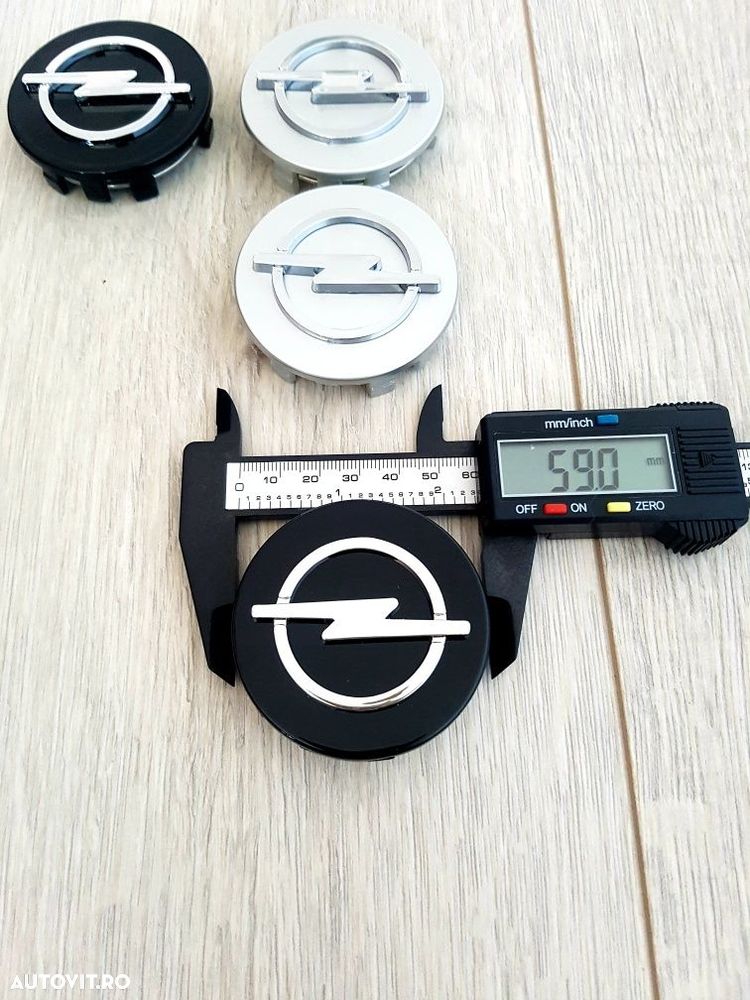 Set-4-Capace-Jante-59-64-MM-Emblema-Sigla-Logo-Opel-Astra - 2
