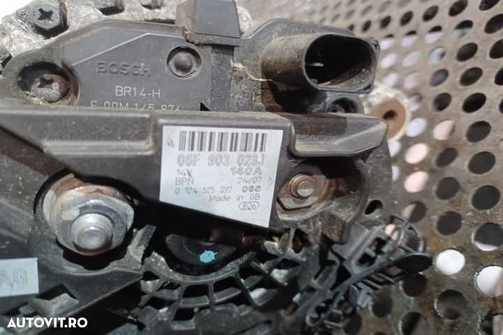 Alternator 2.0BRD 06F903023J 0124525092 Audi A4 B7 [2004 - 2008] Avan - 4