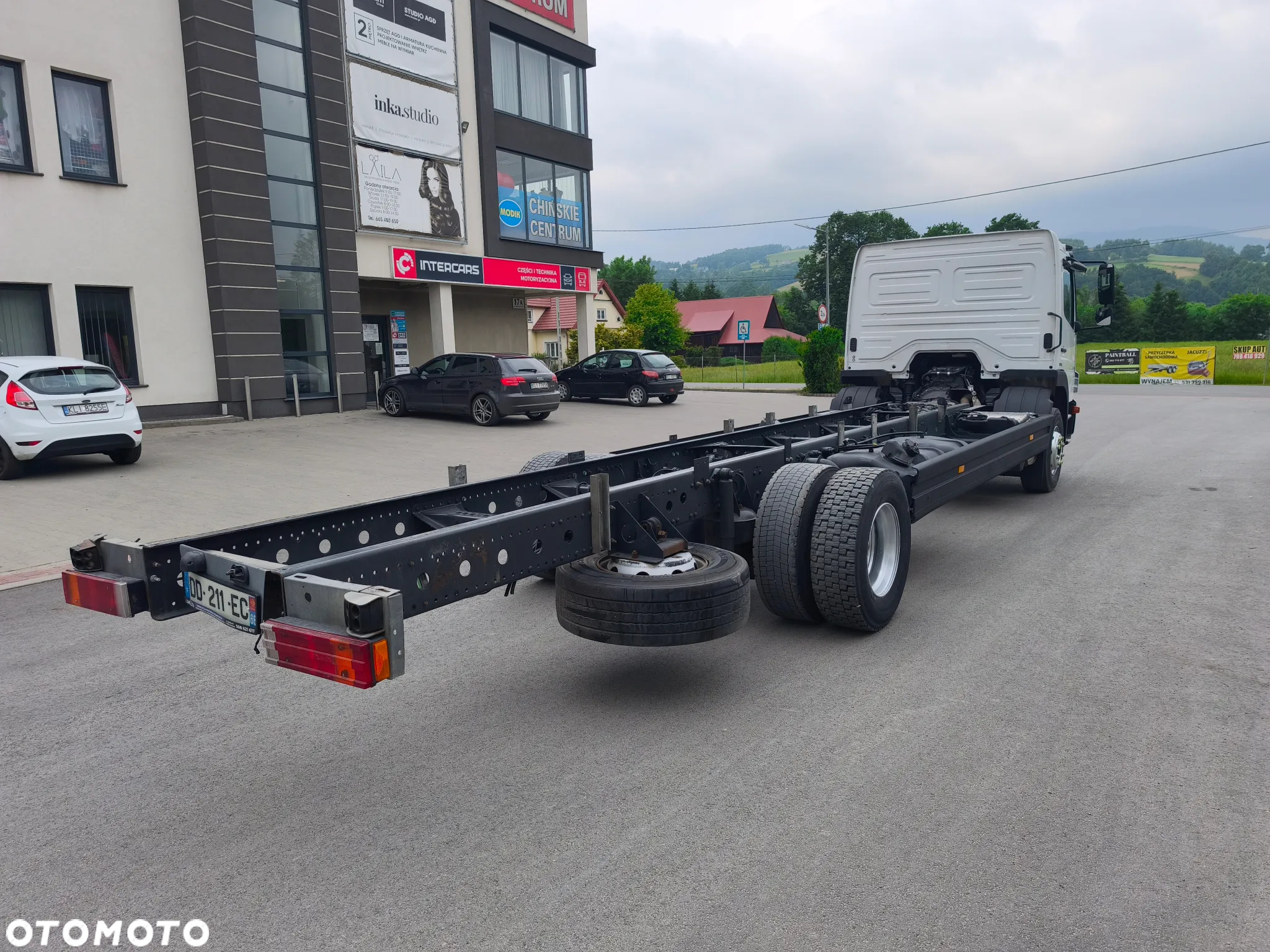 Mercedes-Benz Atego 1629  rama do zabudowy poduszka obsługa silnika - 7