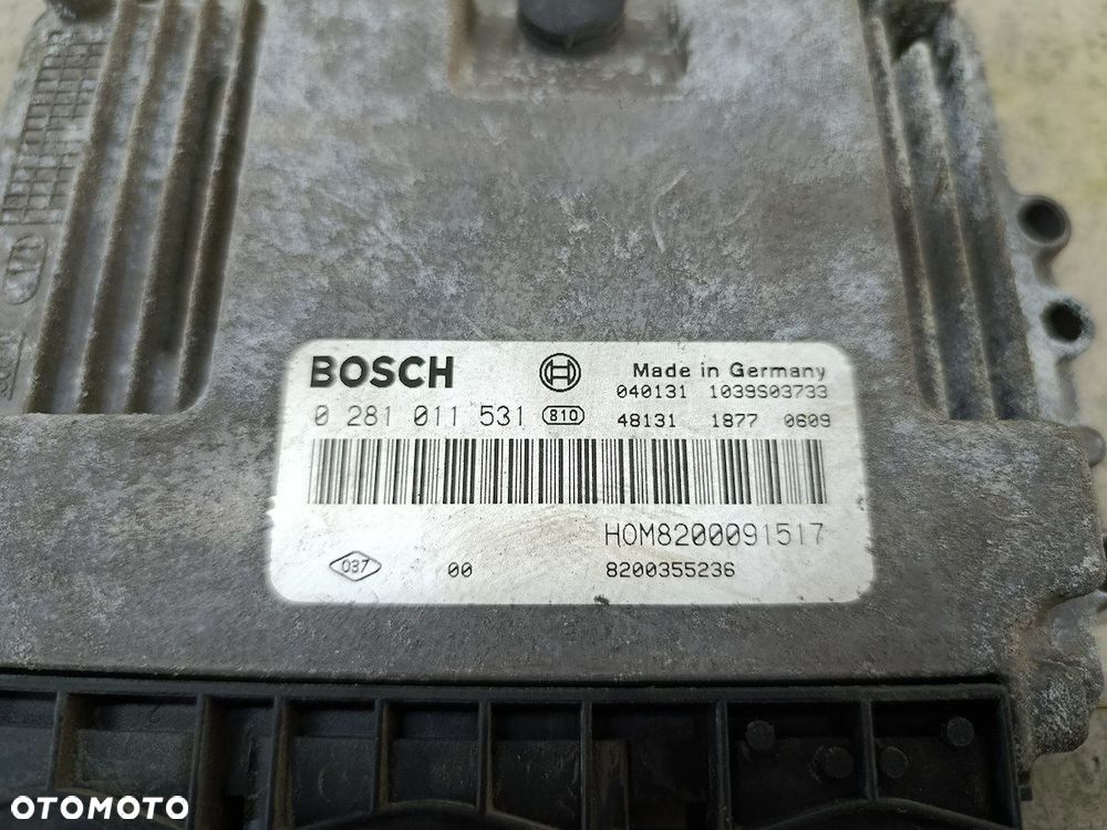 KOMPUTER, STEROWNIK OPEL VIVARO A 8200091517 8200355236 0281011531  BOSCH - 3