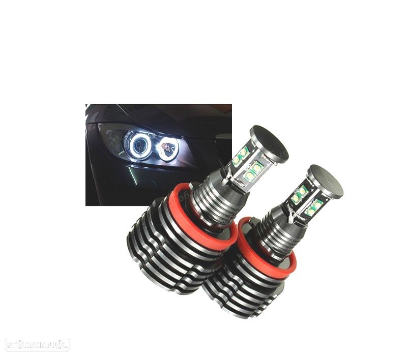 LÂMPADAS ANGEL EYES LED 40W COR BRANCA E92 E93 E90 E91 - 2