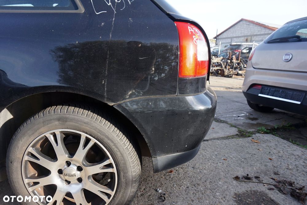 ZDERZAK TYLNY A3 8L1 3D HB LY9B CZARNY AUDI 1996-2003 - 3