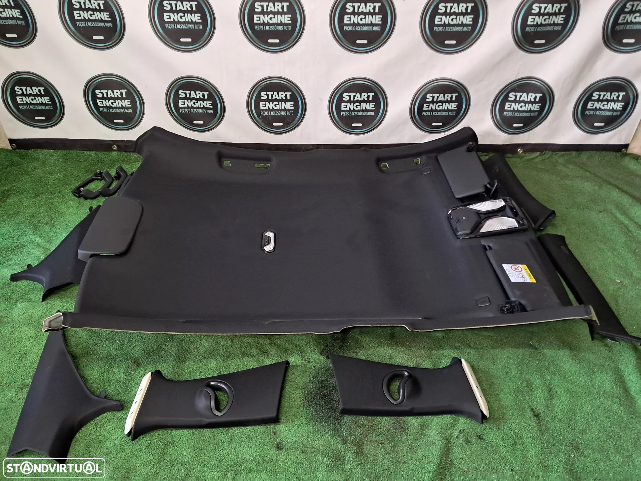 Teto Cupula Forro do Teto BMW Serie 3 G20 CARRO Pack M preto original 2019-2024 318 320 325 330 - 5