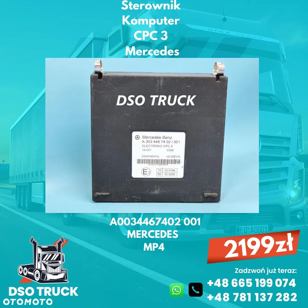A0034467402 001 Sterownik Komputer CPC 3 Mercedes MP4 - 1