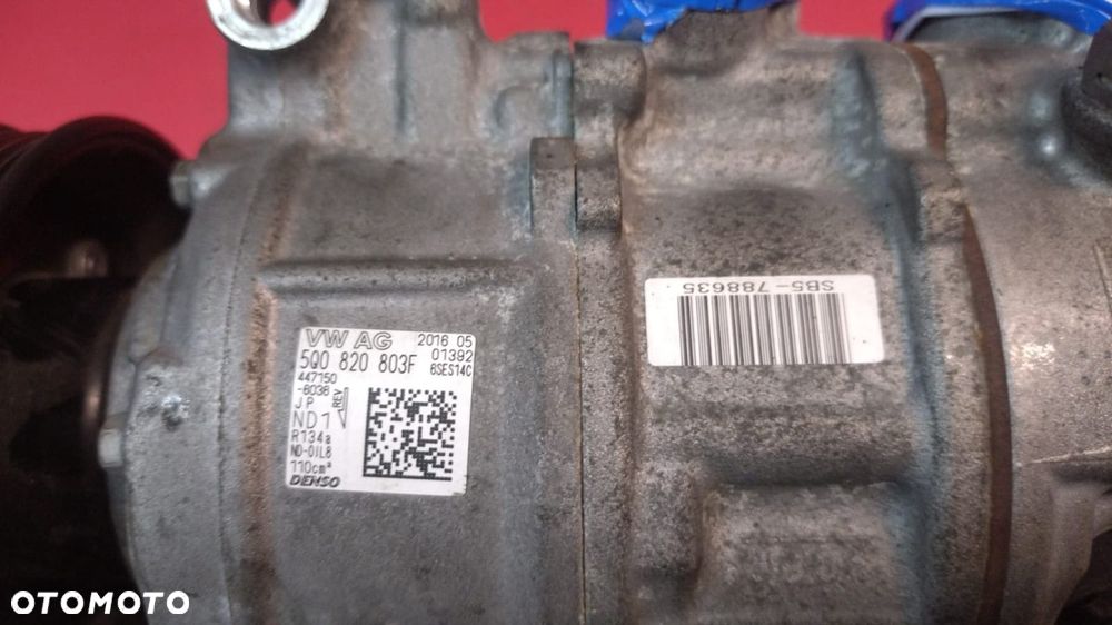 SPRĘŻARKA KLIMATYZACJI KOMPRESOR VW PASSAT B8 5Q0820803F NO 126/003 - 2