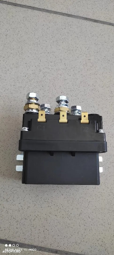 Solenoid,releu, bobina dublu sens troliu model nou la 12 V - 2