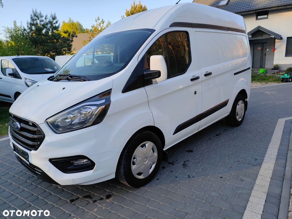 Ford TRANSIT CUSTOM 2021r 2,0 TDCI 170 KM AUTOMAT L1H2 DUBEL DRZWI EURO VI CENA BRUTTO VAT 23% - 1