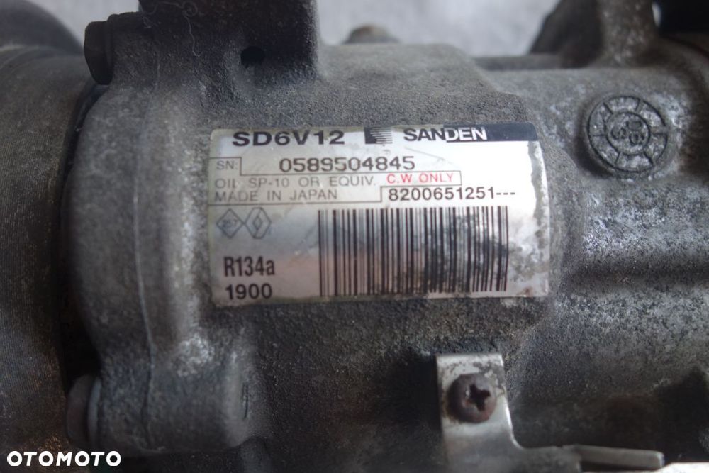 KOMPRESOR POMPA KLIMATYZACJI RENAULT 1.5 DCI 8200651251 - 5