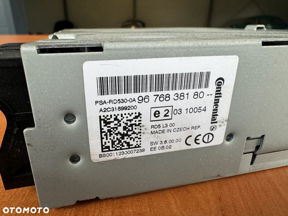 Radio Citroen c4 II 9676838180 - 3