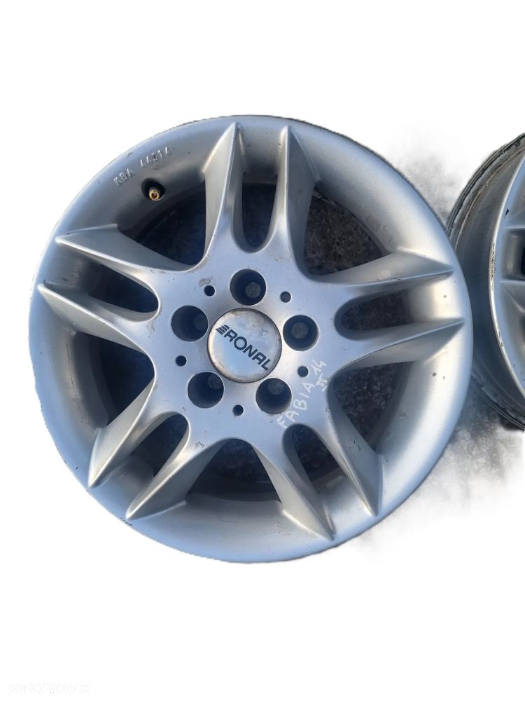 SKODA FABIA II 07-14 2 SZTUKI FELGI ALUFELGI 14'' 6Jx14H2 ET 38 * - 3