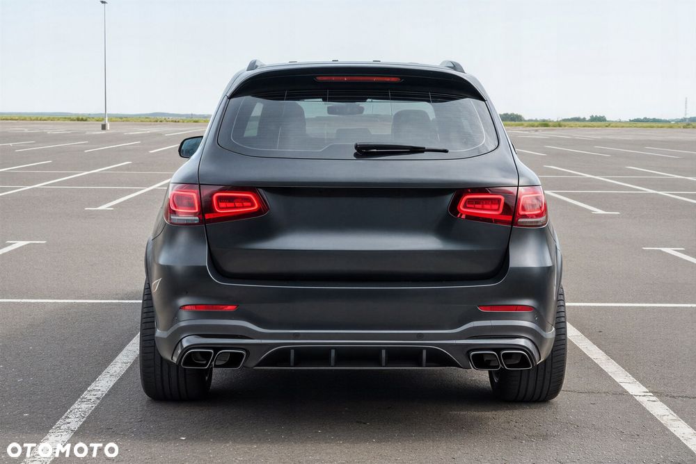 mercedes glc x253 2019-2022 dyfuzor tylny z pdc stylizujący na amg glc - 2