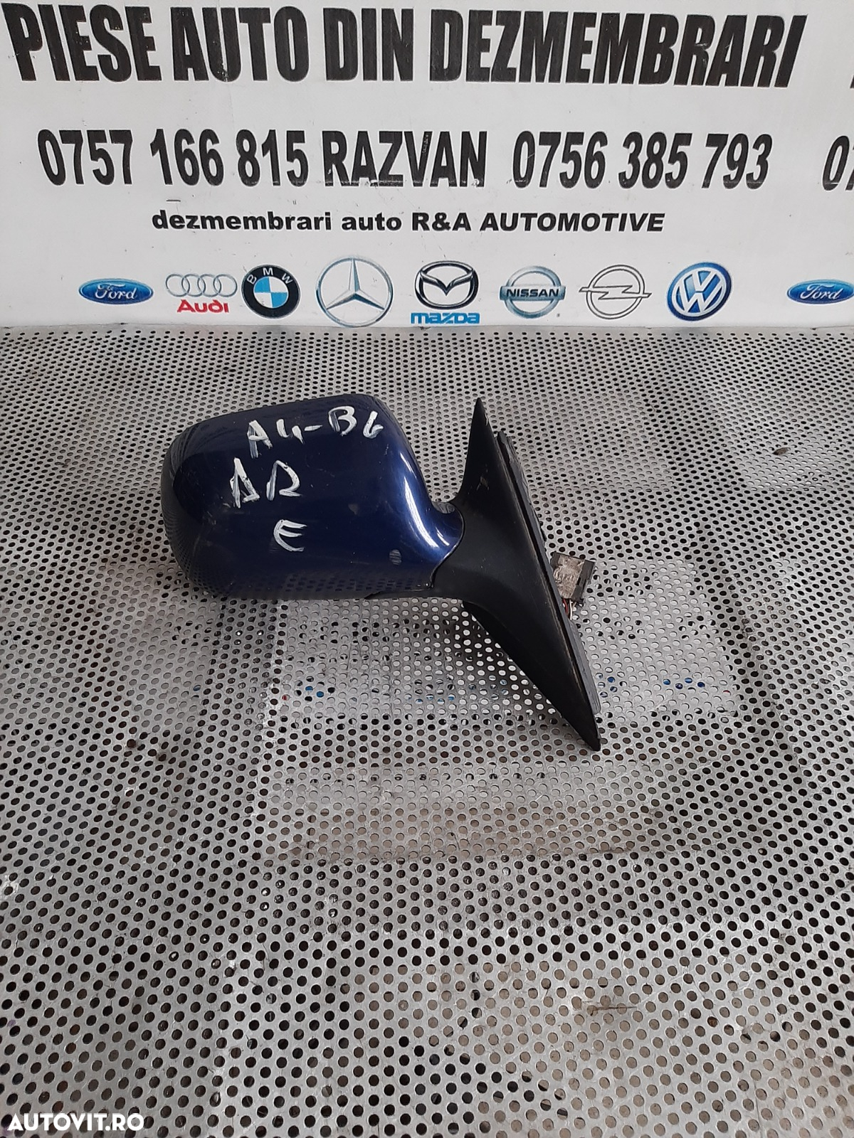 Oglinda Dreapta Audi A4 B5 Electrica Fata Sticla Vanduta De Firma Cu Garantie Livram Oriunde In Tar - 4