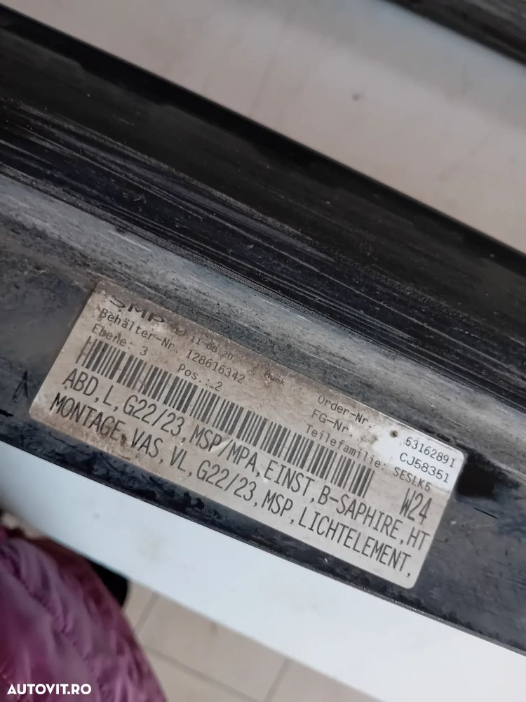 Praguri Prag Bmw Sria 4 G22 G23 M Paket Model 2 Usi Intacte - 8