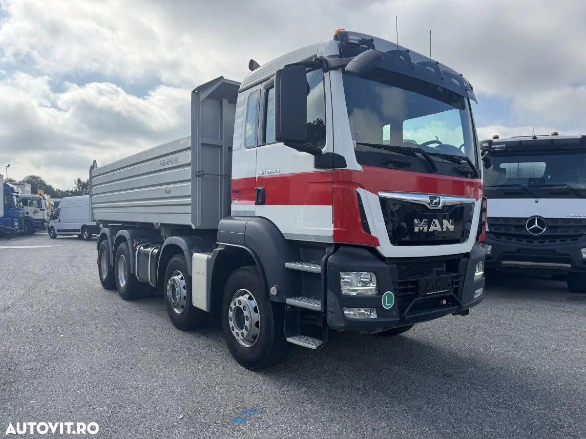 MAN TGS37.470, 8x4, Retarder, Bordmatik, descarcare trilaterala,  Factura externa - 3