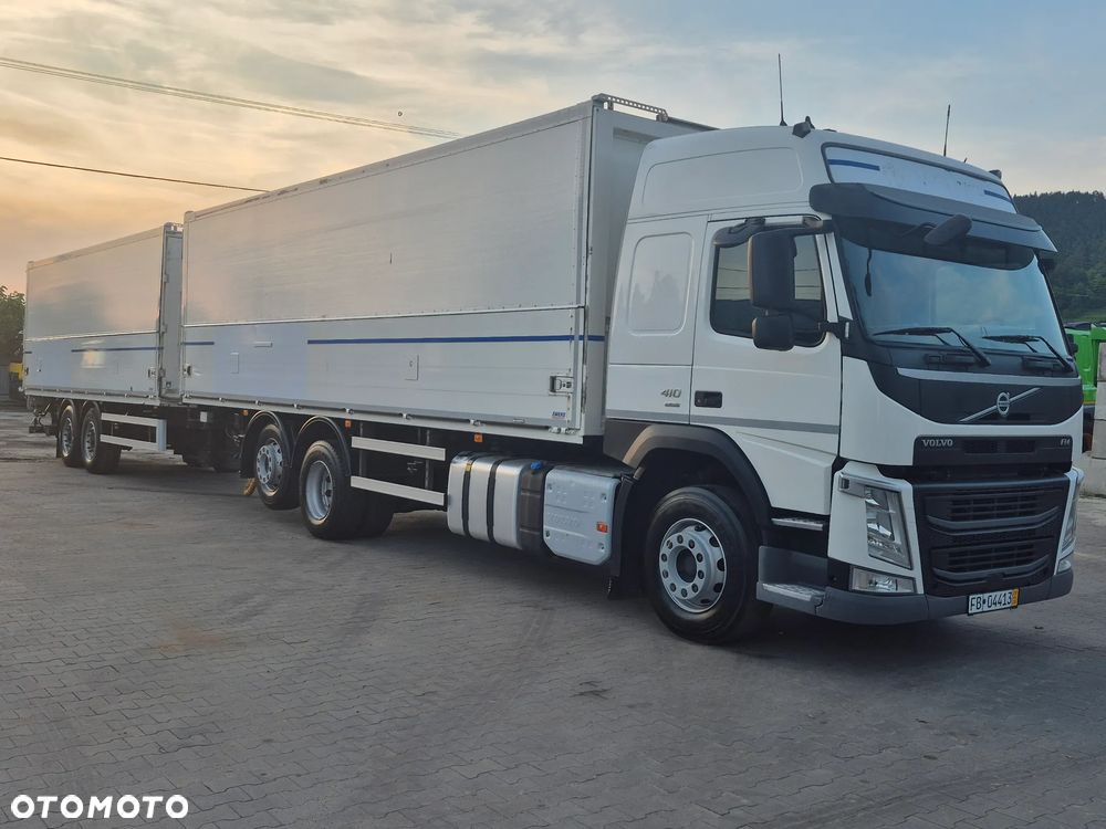 Volvo FM 410 KONTENER + WINDA / PRZYCZEPA TANDEM KRONE + WINDA ZESTAW PRZEJEZDNY - 4