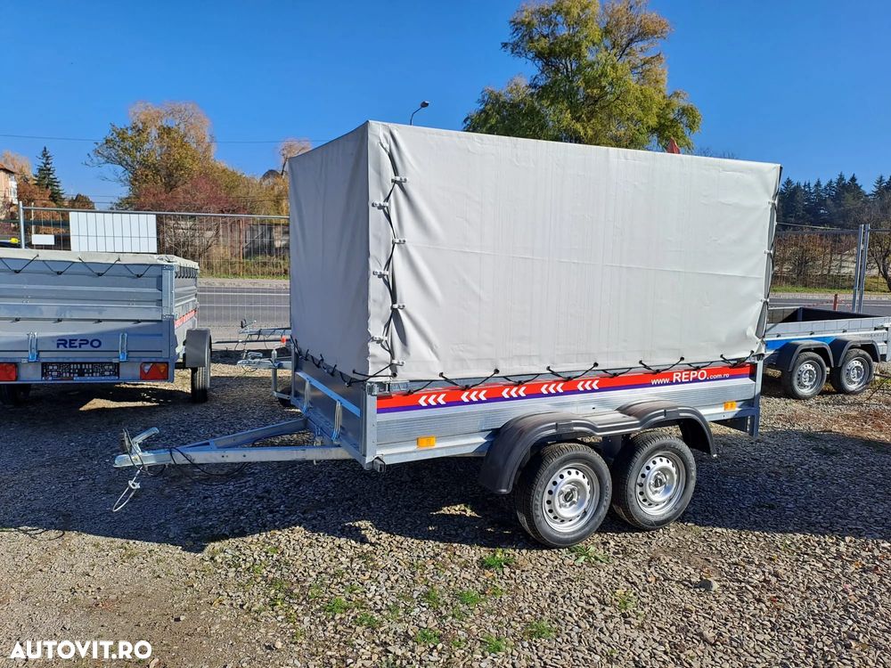 REPO Remorca 750kg 235x125 cm 2ax cu prelata - 10