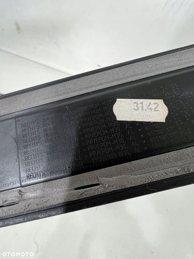 8E0 853 374 B Zestaw nakładek progowych Audi A4 S4 B7 8E 8H KOMPLET - 9