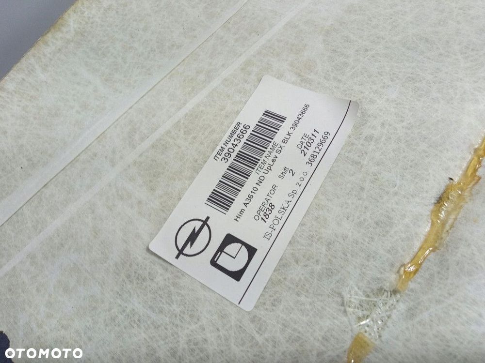 OPEL ASTRA V K KOMBI PODSUFITKA CZARNA KOMPLET SŁUPKI DASZKI 39043666 - 11