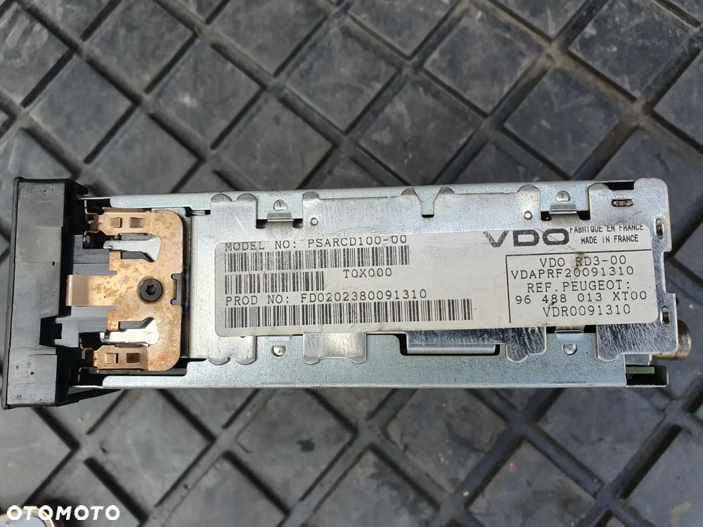 96488013XT00 Radio CD PEUGEOT 307 RADIO SAMOCHODOWE - 3