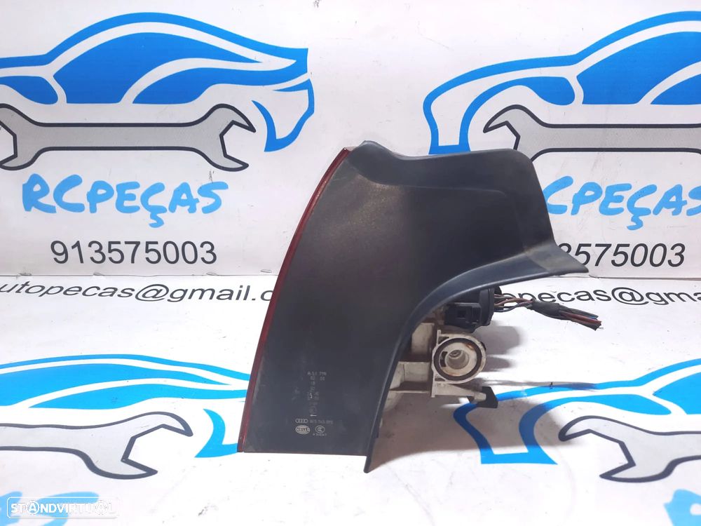 FAROLIM FAROLINS TRASEIRO TRÁS ESQUERDO DIREITO AUDI A4 B7 8EC SEDAN 8E5945096 ORIGINAIS - 6